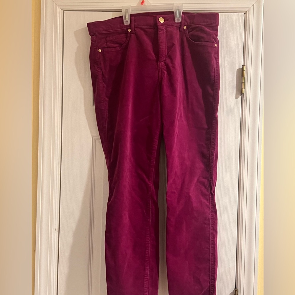 Lilly Pulitzer Burgundy Pants